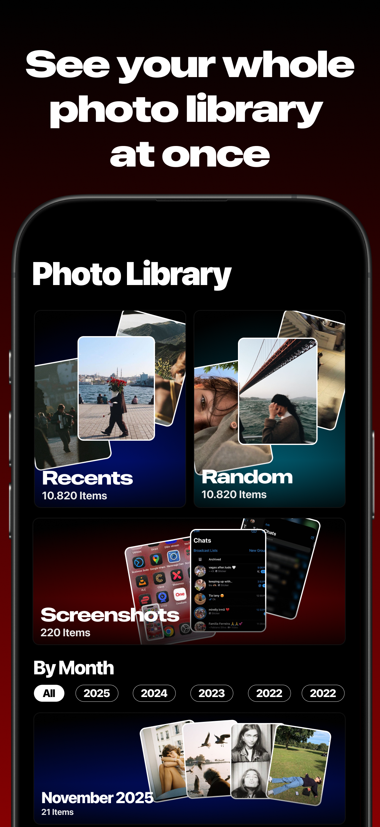 App Swipe Interface